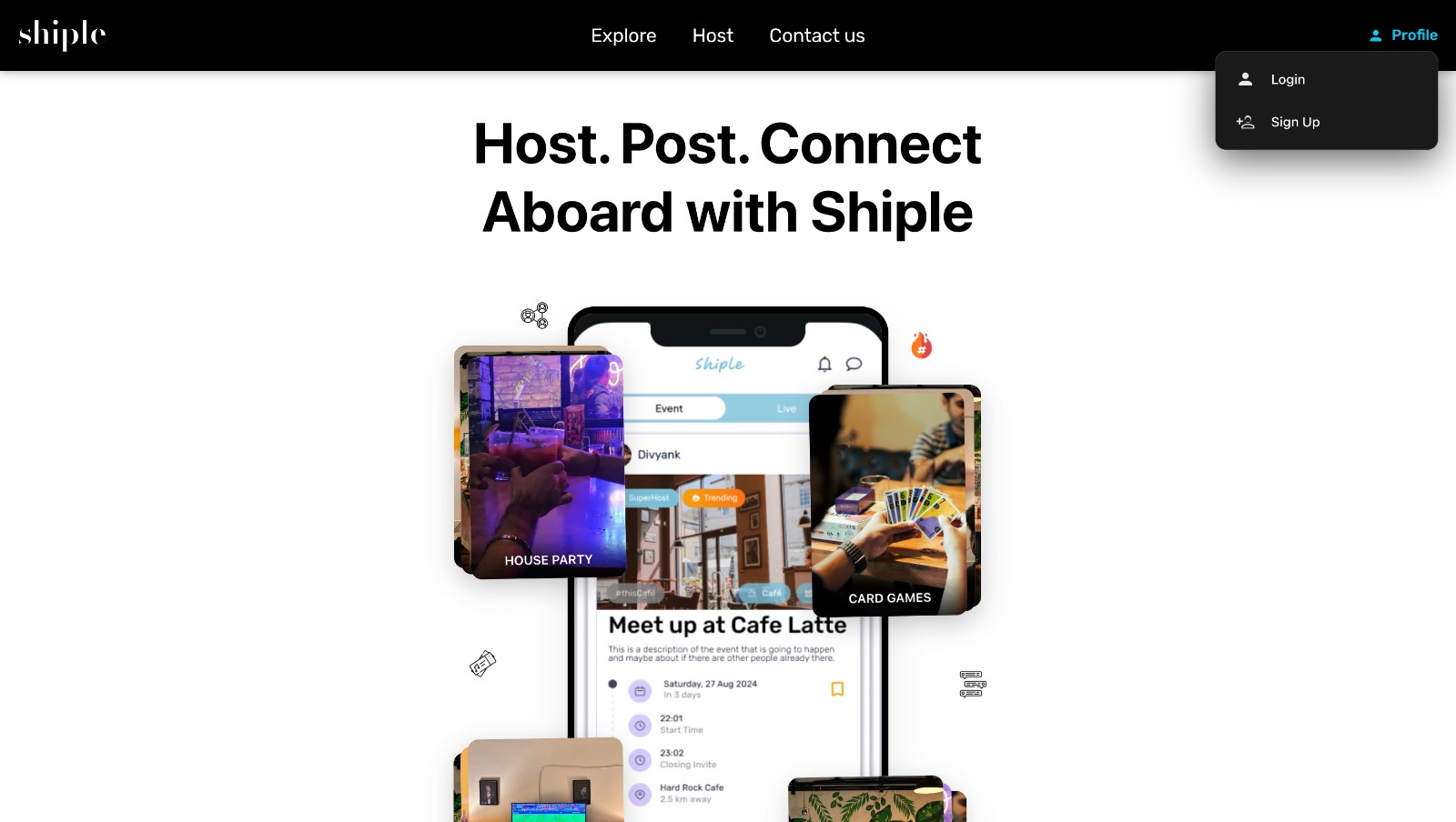 Shiple - Social Event Platform